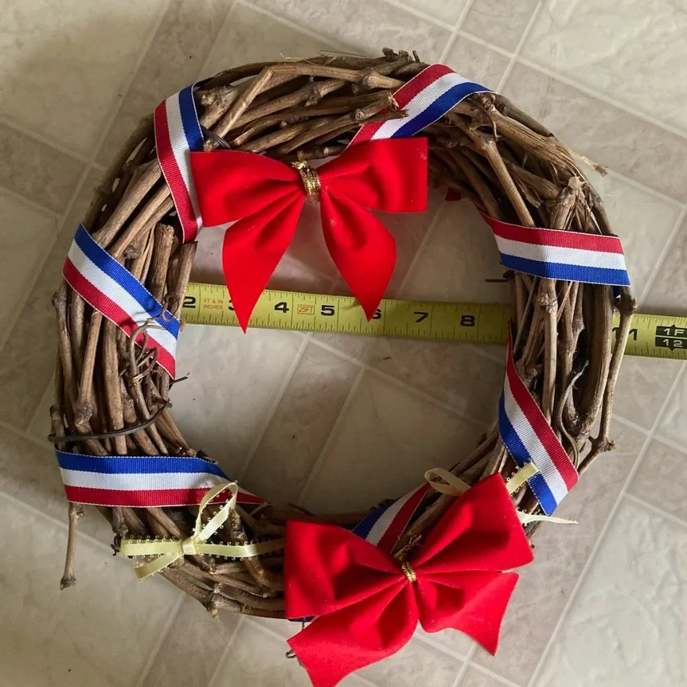 5/20 🔴4 Th Of July Wreath Handmade